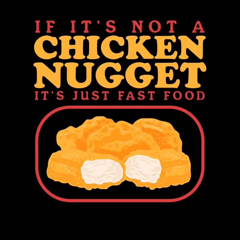 Pépites de poulet Restauration rapide | Cadeau Chicken Nuggets
