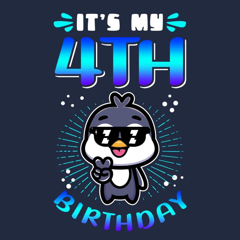 4. Geburtstag 4 Jahre alt Geschenk Geschenkidee