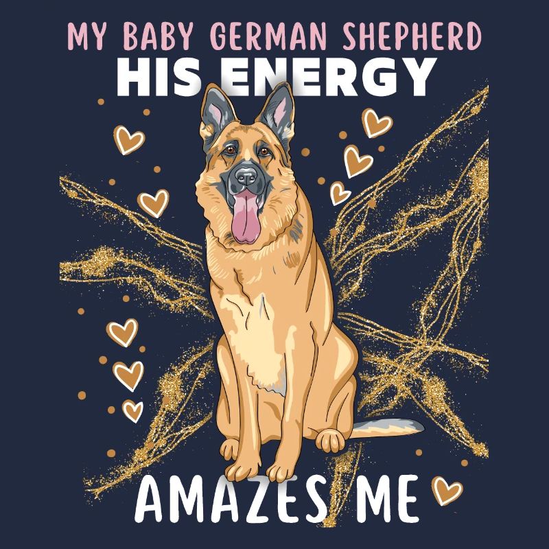 Deutscher Schäferhund, Rassehund lustiger Spruch
