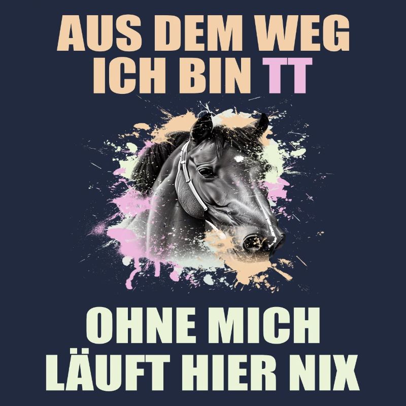 Tuniertrottel ich mach hier alles Pferd Rappe