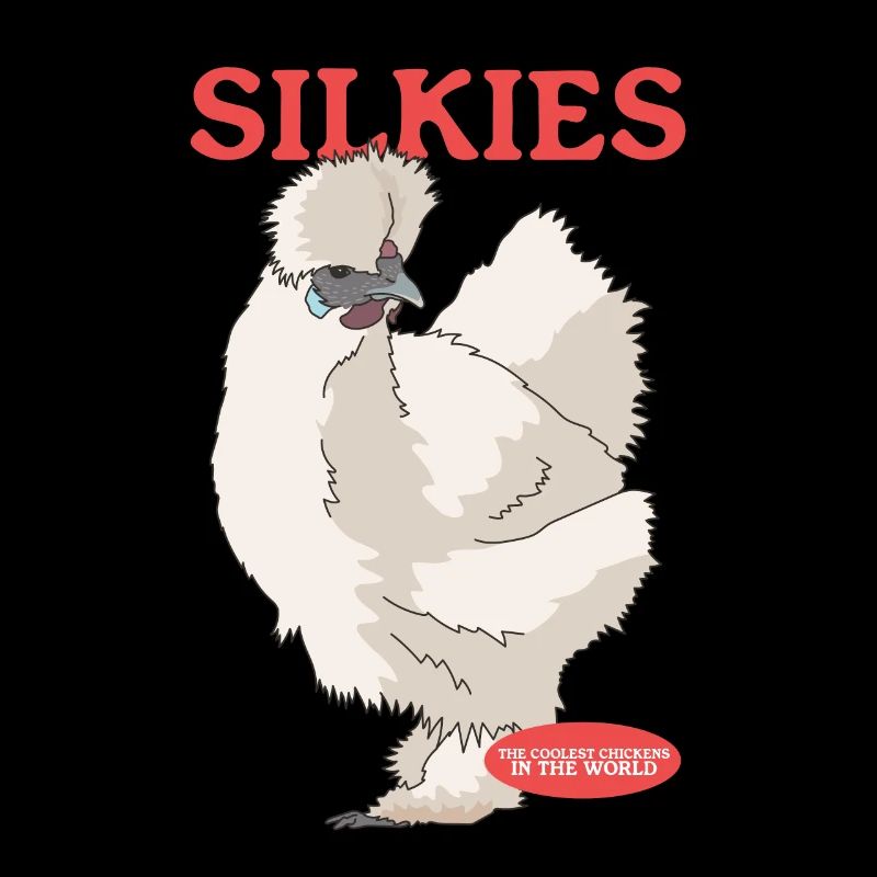Silk Chicken Silk Chickens Silkie Chickens Gift