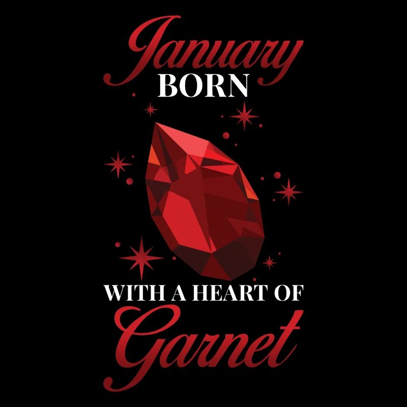 Pierre de naissance grenat de janvier