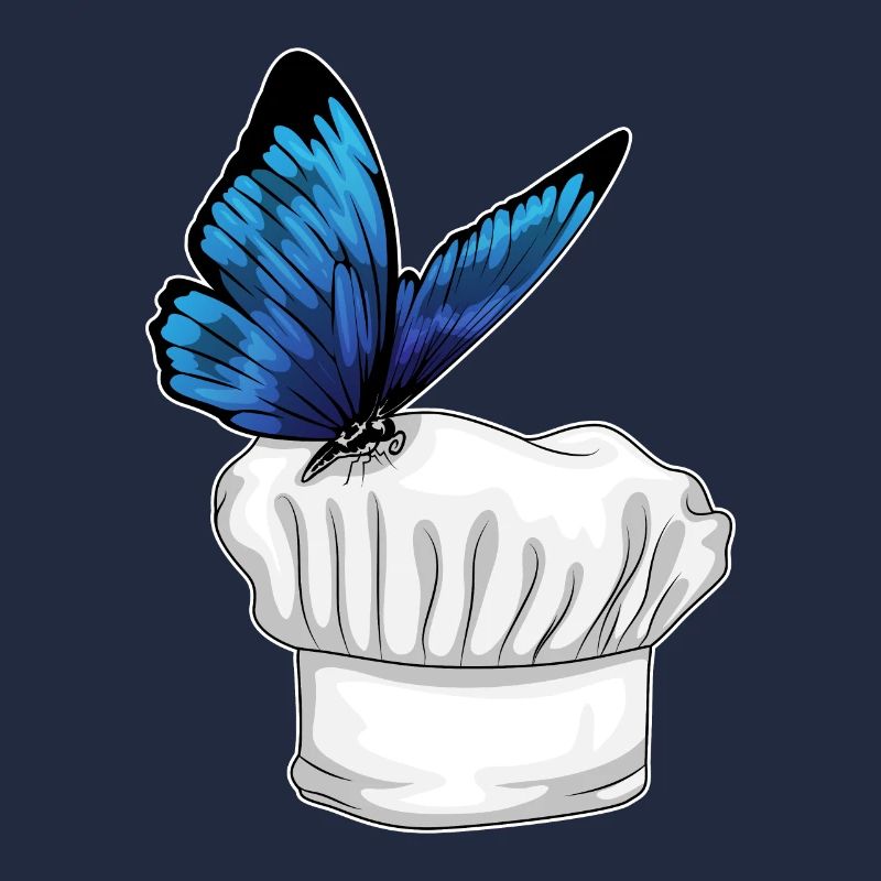 Cuisson du chapeau papillon Chef Chapeau