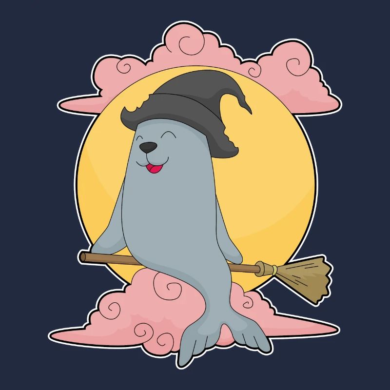 Balai de sorcière d'Halloween