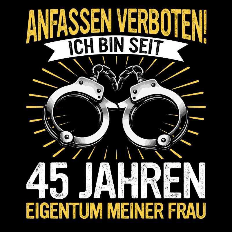 45 Hochzeitstag Jahrestag Ehemann Ehefrau