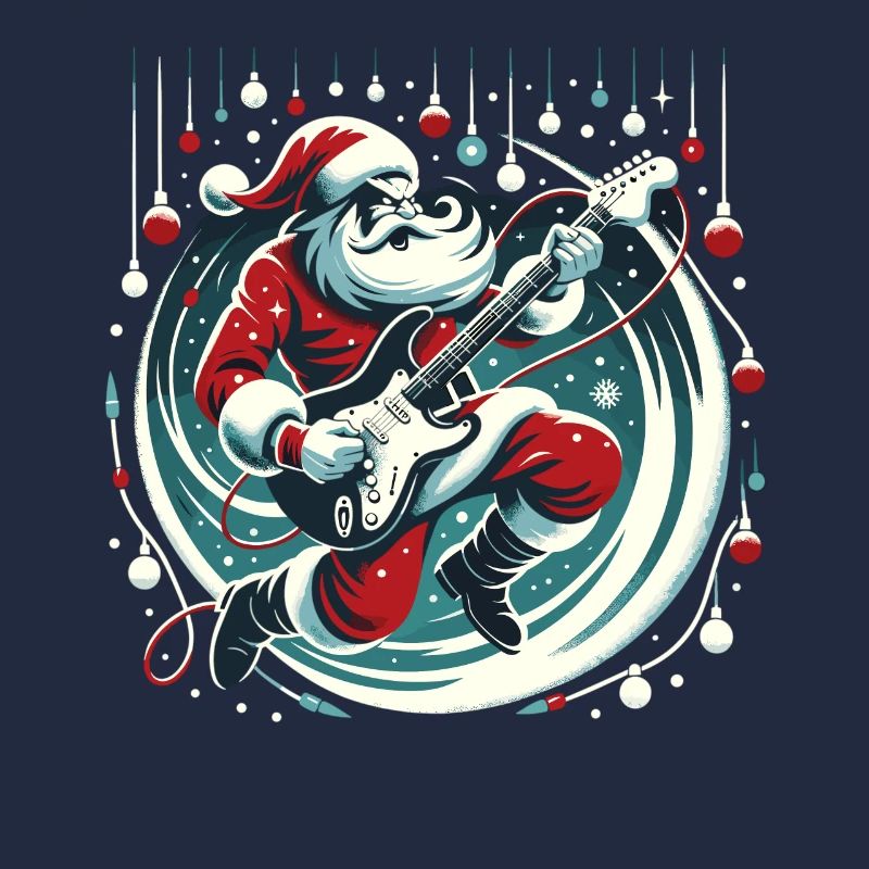 Guitariste Père Noël Guitariste