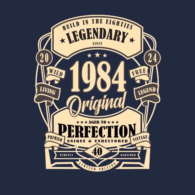 40. Geburtstag, Geschenk, Legende, Original, 1984