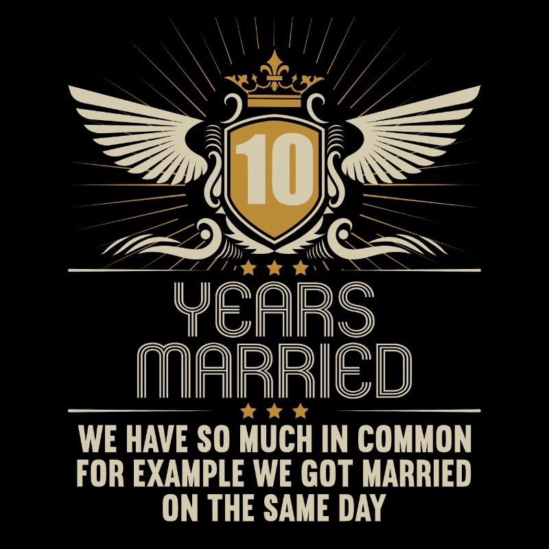 Nous avons beaucoup en commun 10e anniversaire de mariage