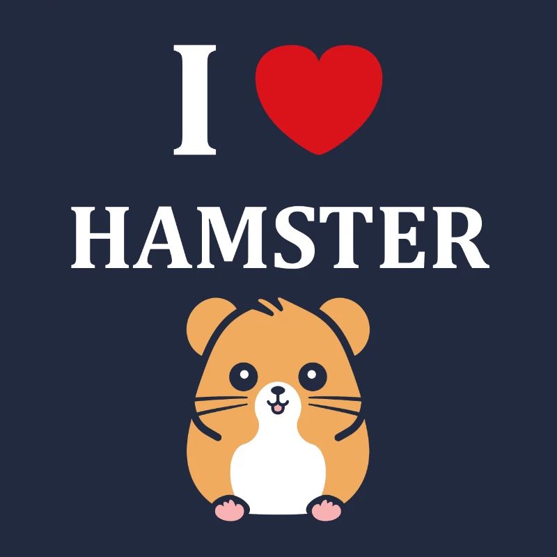 Mignon Humour petit hamster