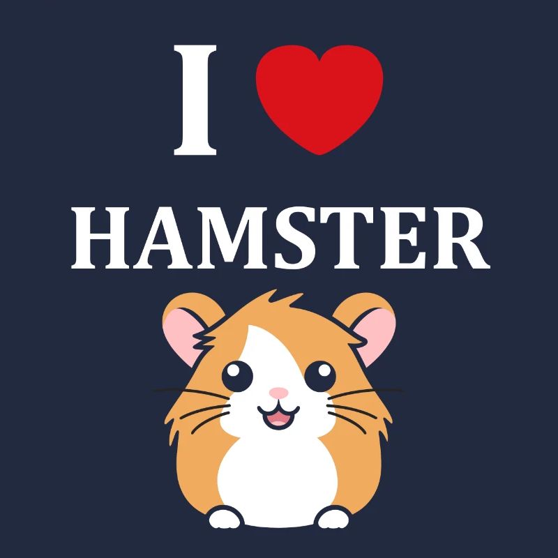 Mignon Humour petit hamster