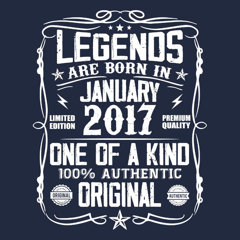Birthday gift born in January 2017