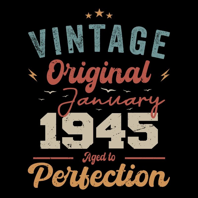 January 1945 Legend for 79 years