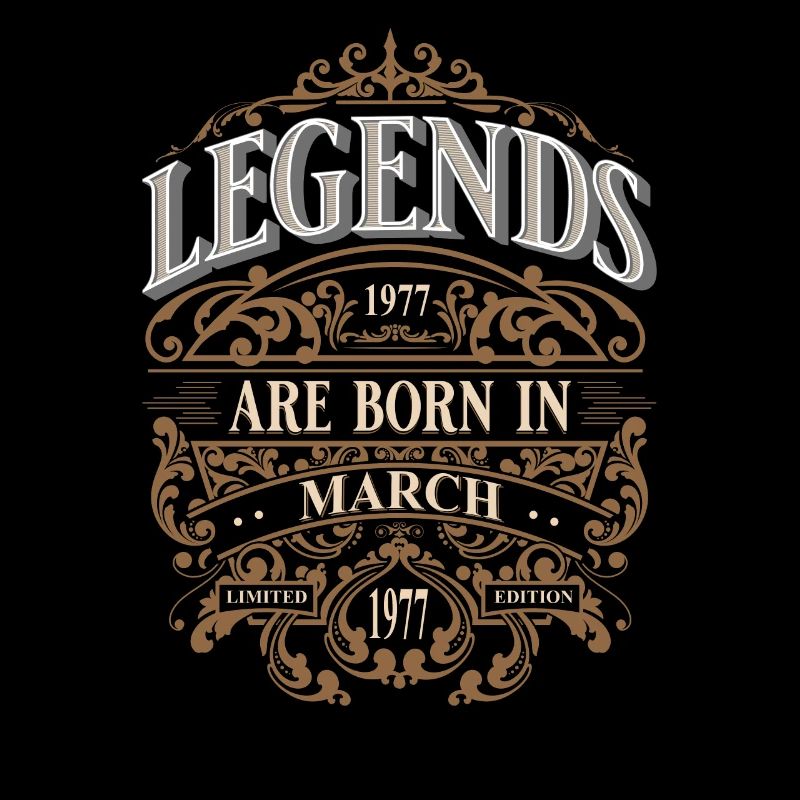 1977 Mars Naissance Anniversaire Année de naissance