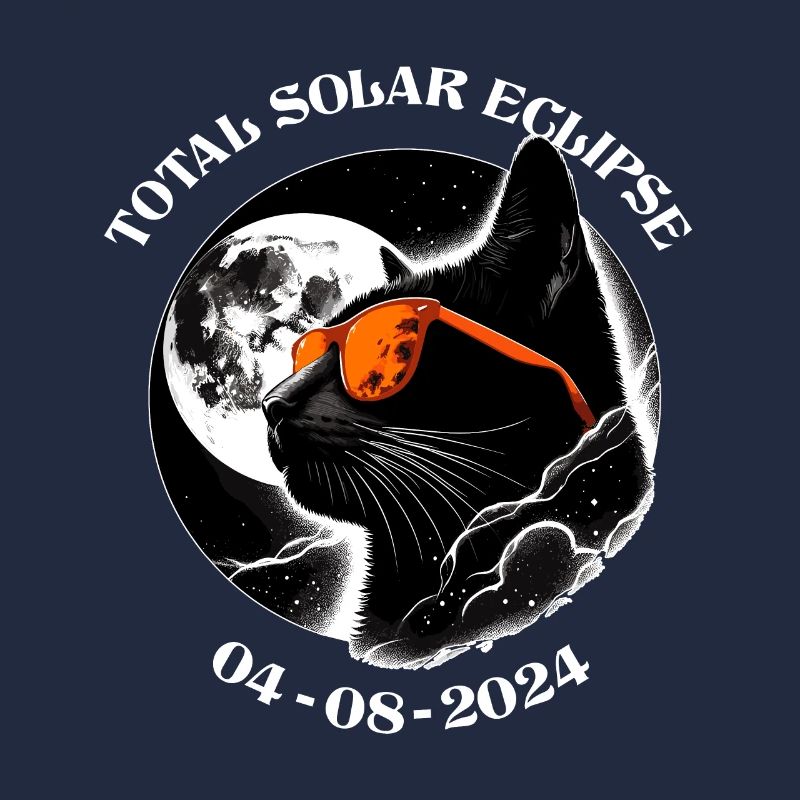 Solar Eclipse America Cat Moon Sun Space