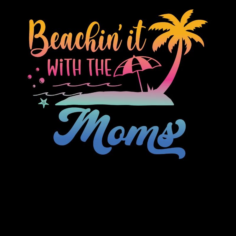 Vacances à la plage avec les mères le week-end