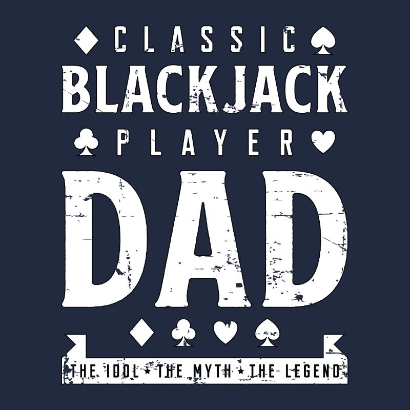 Classic Blackjack Player Dad The Idol Playing Card