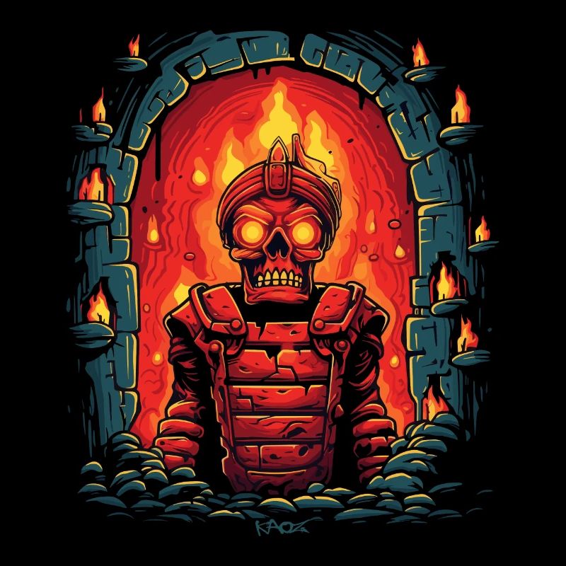 La colère du pharaon du donjon zombie