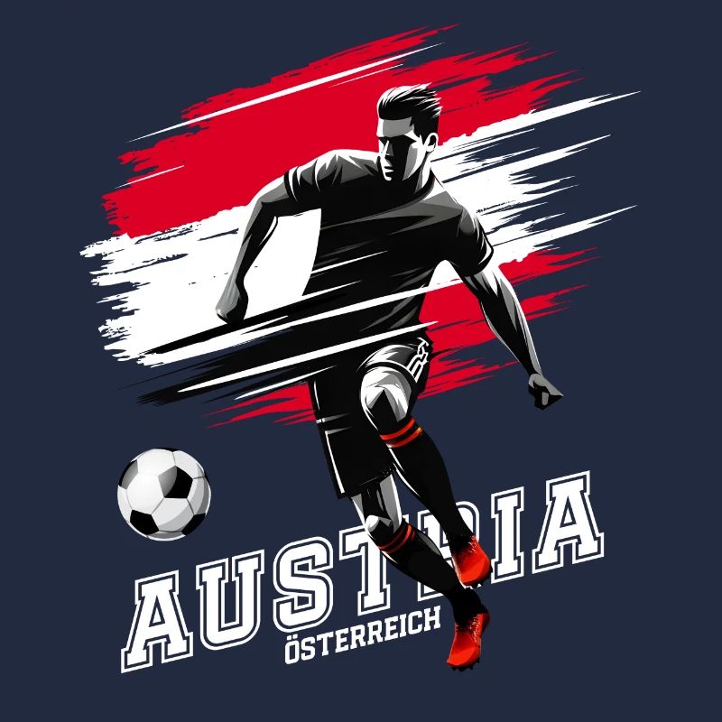 Soccer Austria Austria Flag Flag Player