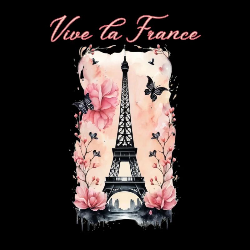 Vive la France-Eiffelturm-Paris