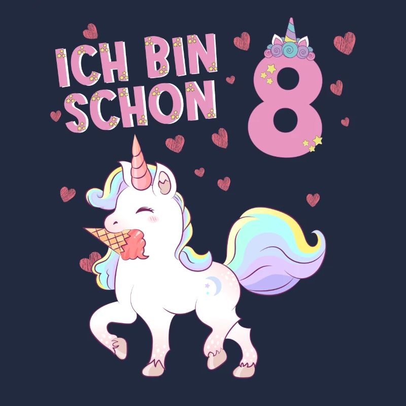 ich bin schon 8 Einhorn