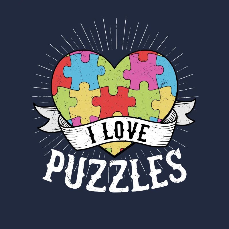 J’aime les puzzles pièce de puzzle