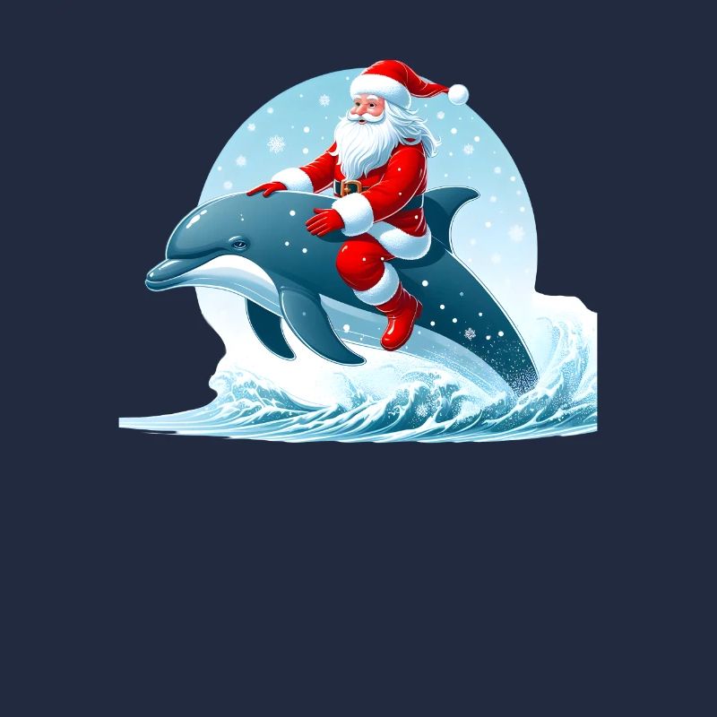 Delfin Weihnachtsmann