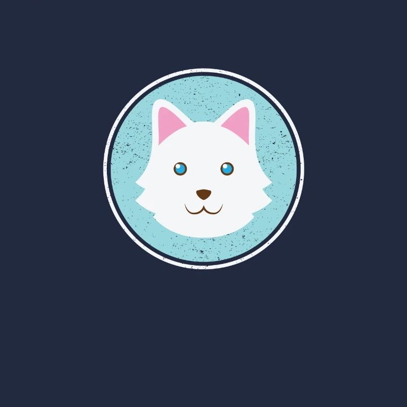 chien mignon avec une fourrure blanche