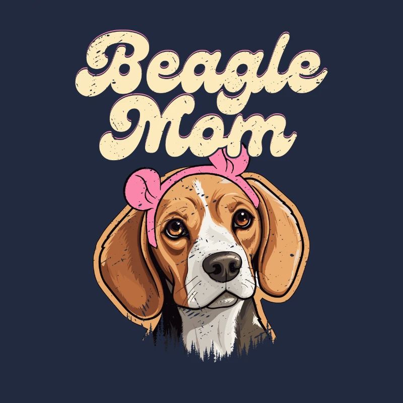 Beagle Maman Propriétaire de chien Chiot Beagles