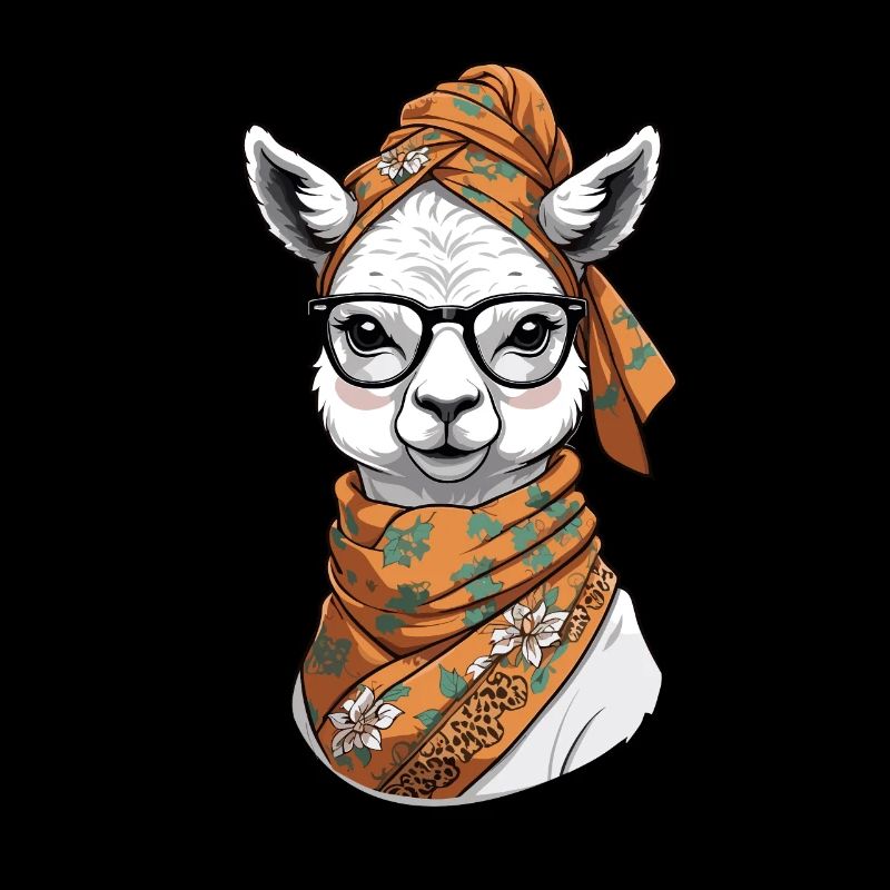 Lustiges Lama Alpaca Mutter Design