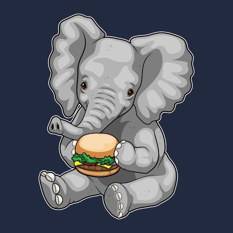 Elefant Cheeseburger