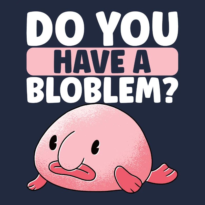 Cute Blob Fish Ugly Fish