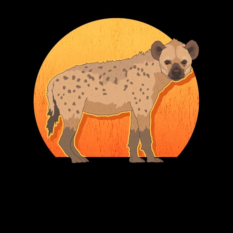 Hyäne Hyänen Tüpfelhyäne Geschenk