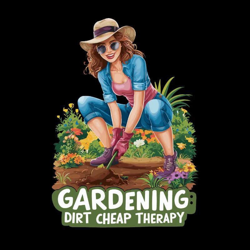 Lustige Gartenarbeit Spruch
