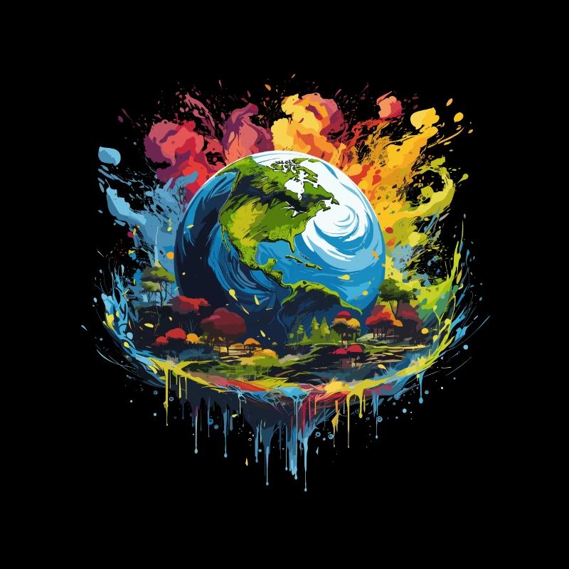 Respektier Muttererde Unseren Planeten Natur