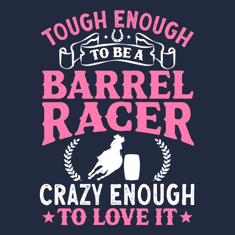Rodeo Barrel Racing Pferd