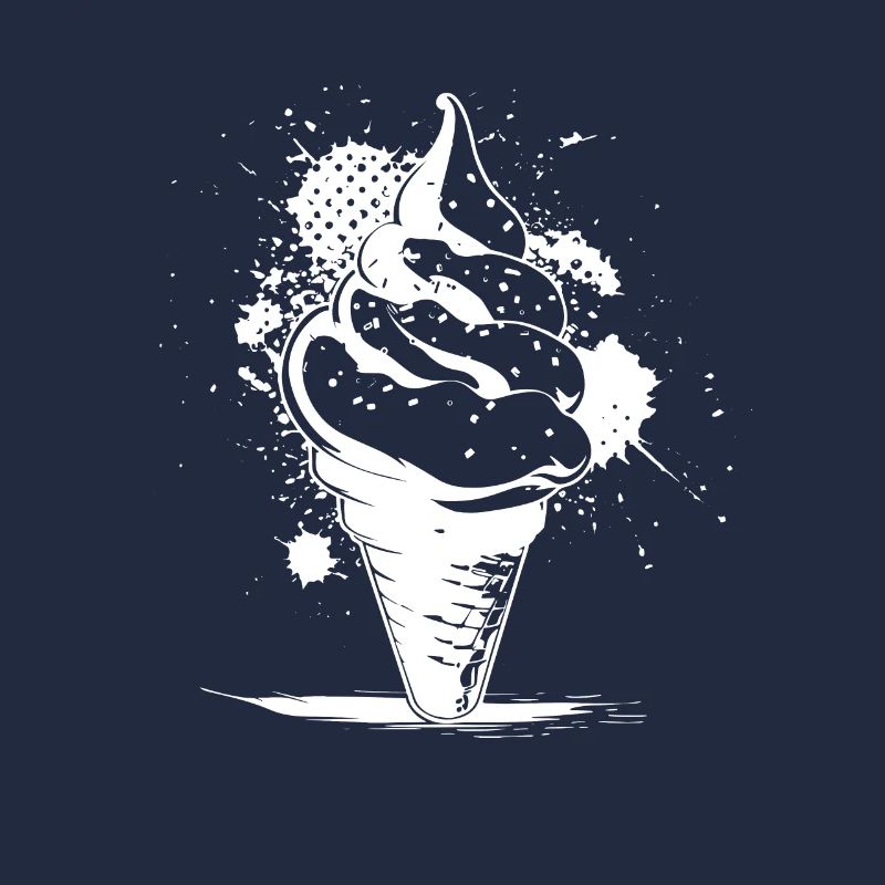 Cornet de crème glacée Dessin