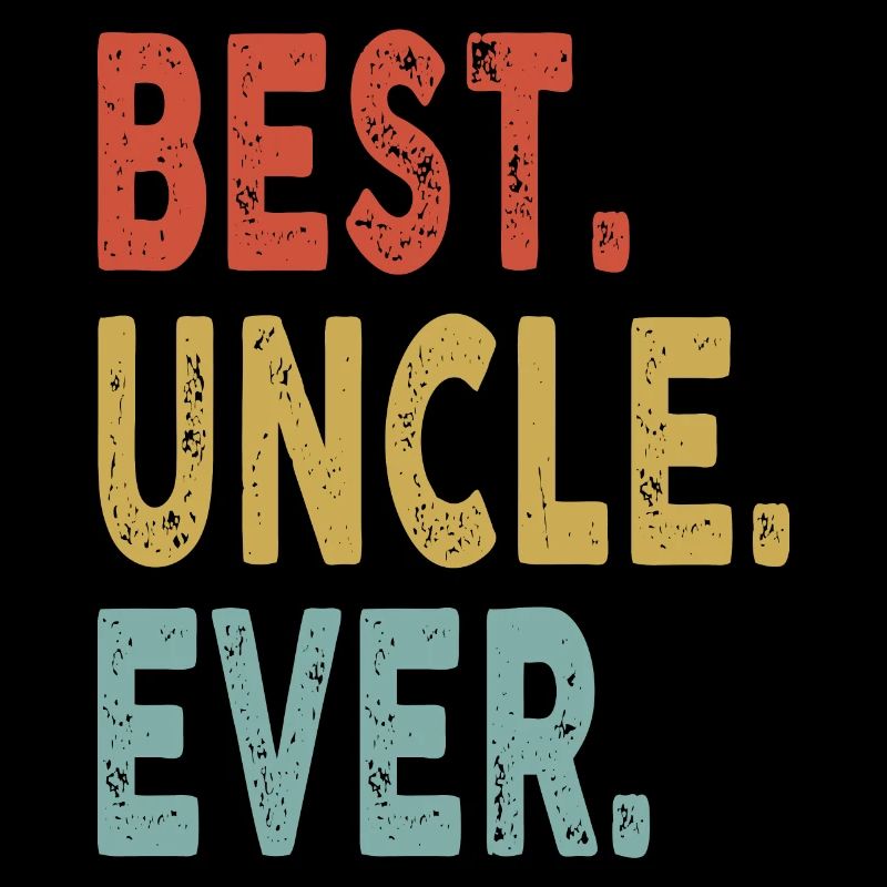 Vintage Best Uncle Retro Colors Best Uncle Ever