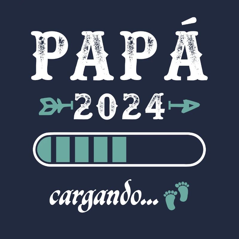 Papa 2024 Loading Geschenk Zukunft Vater