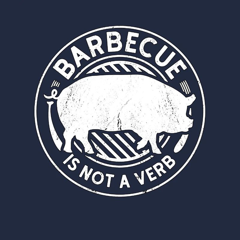 Pulled Pork BBQ Barbecue Is Not A Verb Meat Lover