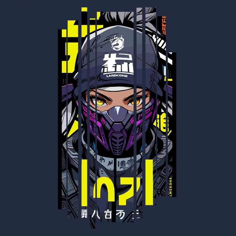Man Geometric ninja gaming