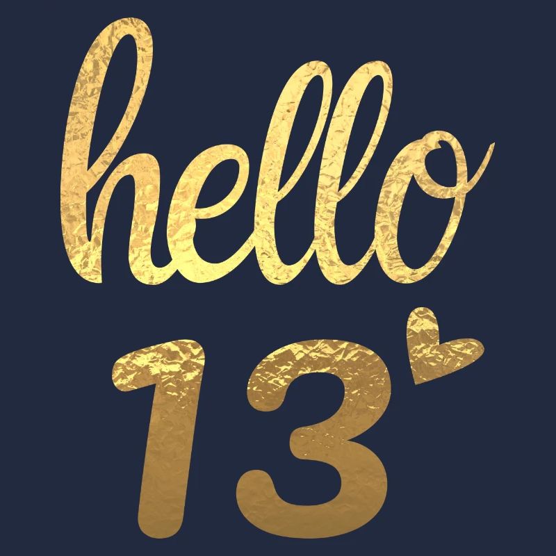 Hello 13 doré
