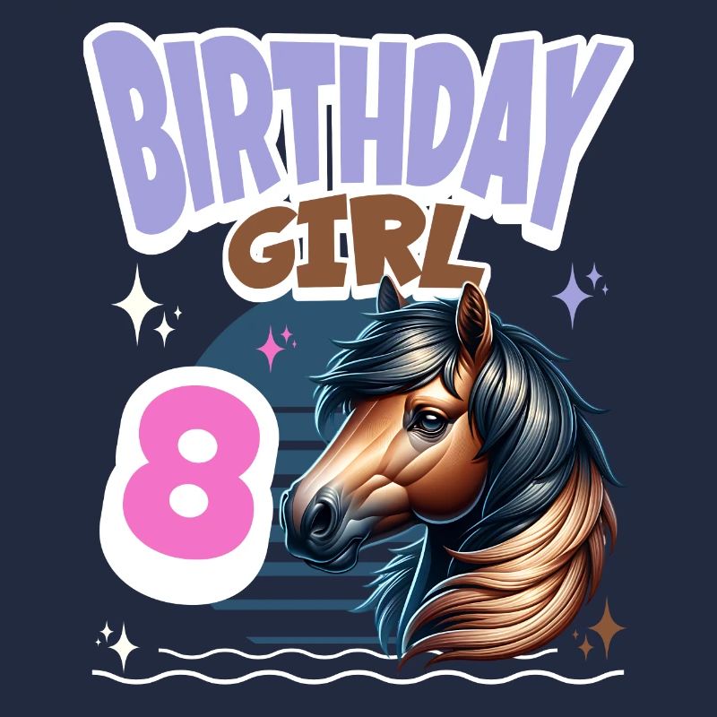 Pferd 8. Geburtstag Mädchen Kinder