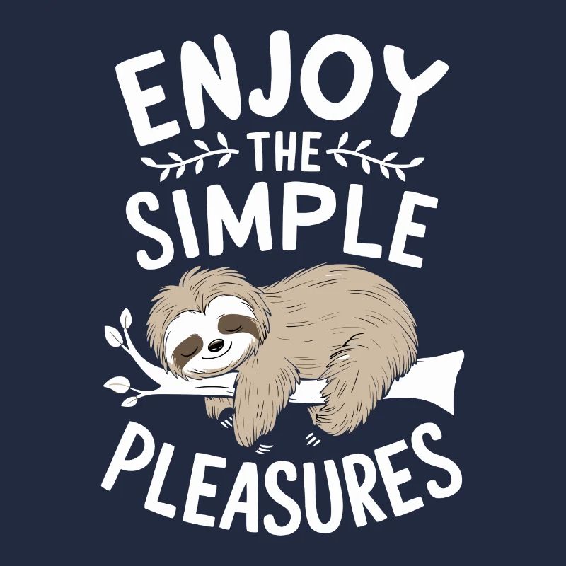 Profitez des plaisirs simples de Sloth Inspiring