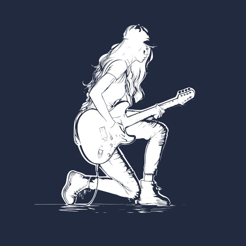 Gitarrenmädchen