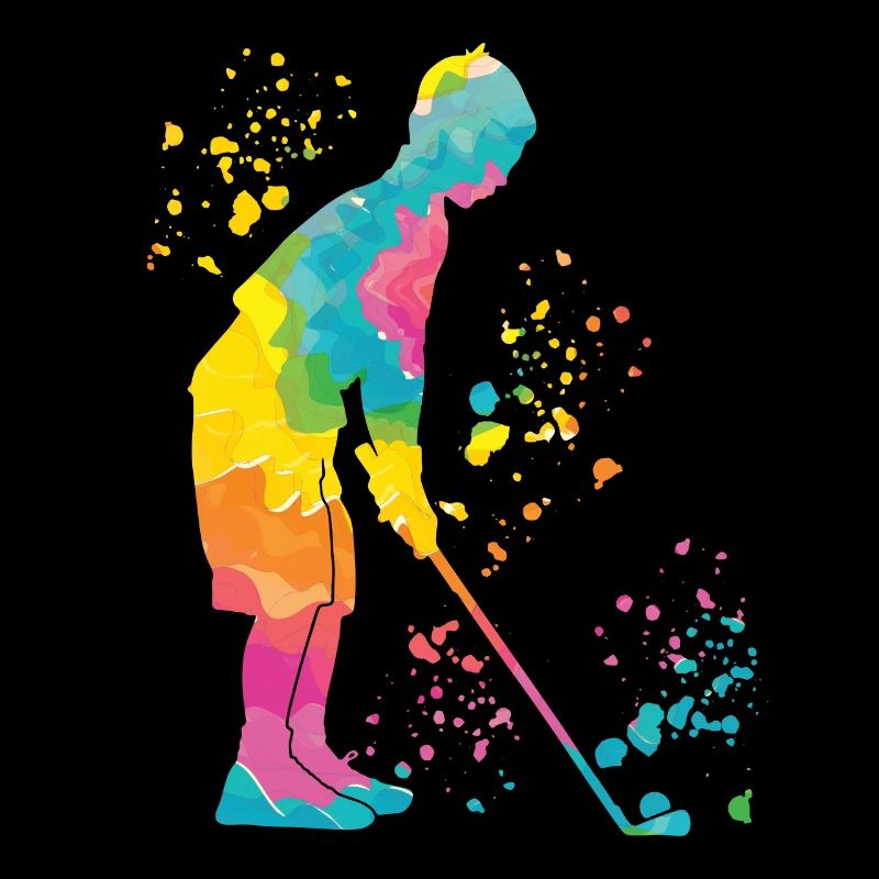 Golfer Colorsplash Kinder Miniaturgolf