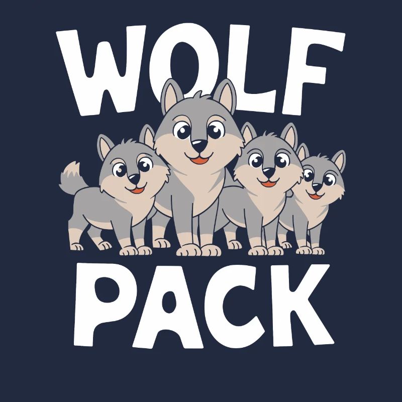 Wolf Group Design Meute de loups