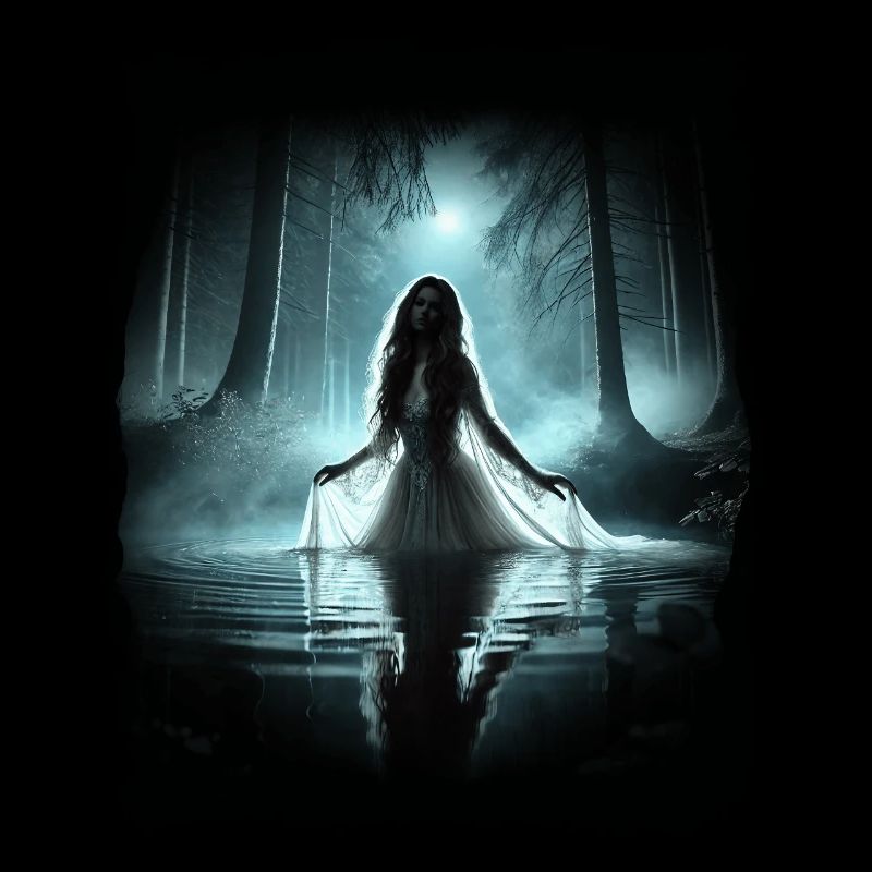 Ondine - un beau démon sort de l’eau