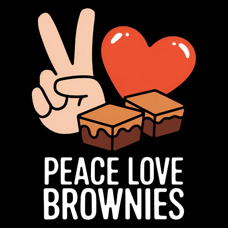 Brownies Saying Pastry Funny Brownie Gift