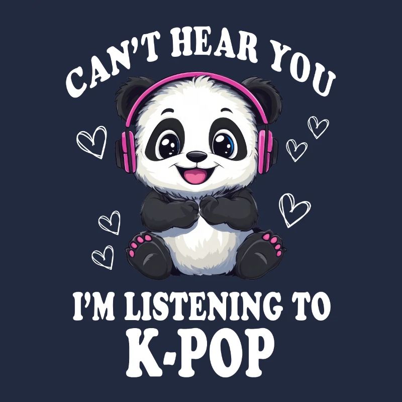 Cute Panda K-Pop Kpop Korea Music