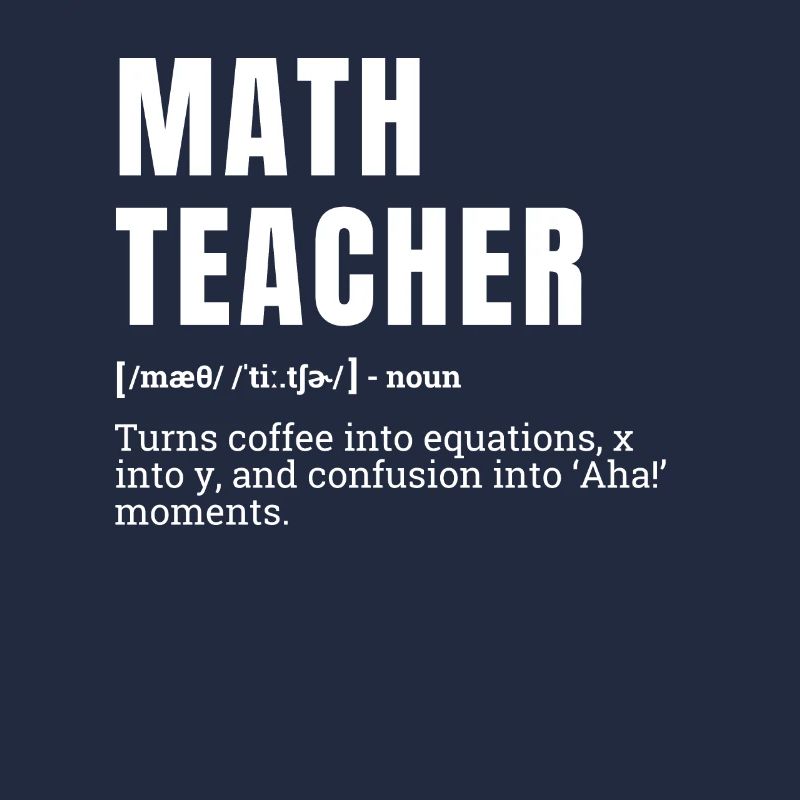 Funny Math Teacher Definition Humor